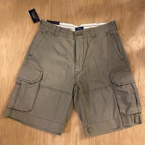 Polo by Ralph Lauren gray cargo shorts